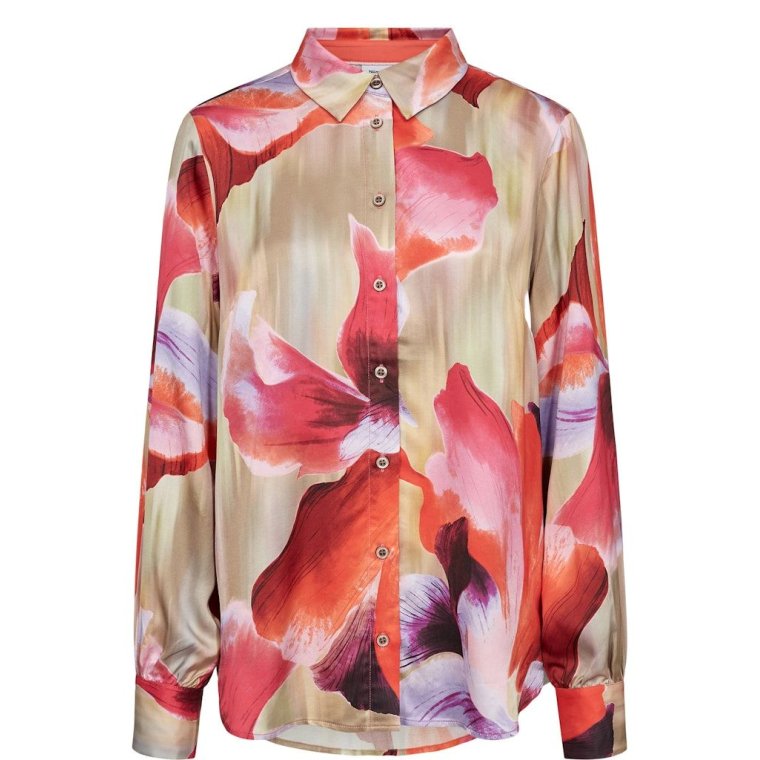N�MPH - NUMARIA SHIRT - Silver Mink
