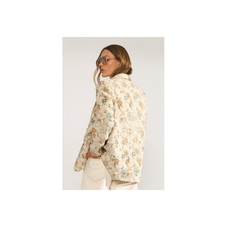 N�MPH - NUHARPA  OVERSIZE BLAZER - Whitecap Gray