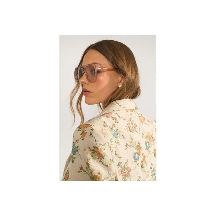 N�MPH - NUHARPA  OVERSIZE BLAZER - Whitecap Gray