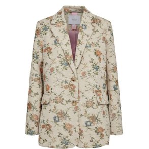 N�MPH - NUHARPA  OVERSIZE BLAZER - Whitecap Gray