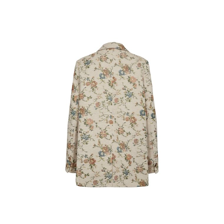 N�MPH - NUHARPA  OVERSIZE BLAZER - Whitecap Gray
