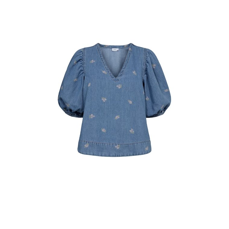 NMPH - NUIBIZA BLOUSE - Medium Blue Denim