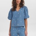 NMPH - NUIBIZA BLOUSE - Medium Blue Denim