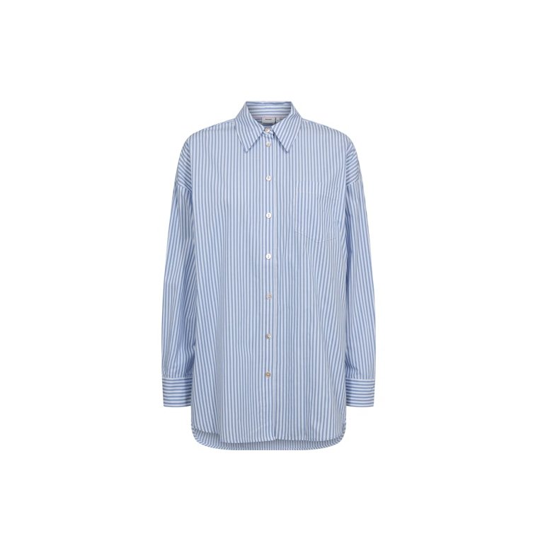 N�MPH - NUHAILEY SHIRT W/O STONES - Hydrangea