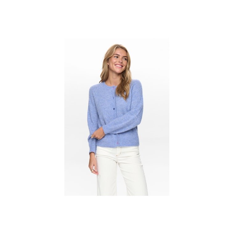 N�MPH - NURIETTO POINTELLE CARDIGAN - Hydrangea
