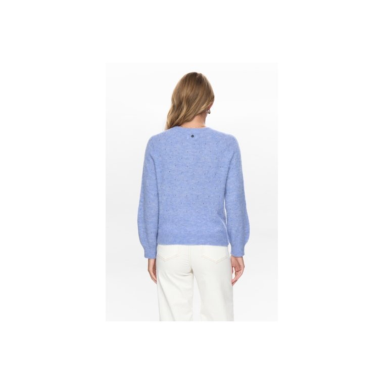 N�MPH - NURIETTO POINTELLE CARDIGAN - Hydrangea