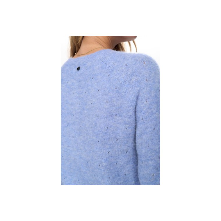 N�MPH - NURIETTO POINTELLE CARDIGAN - Hydrangea