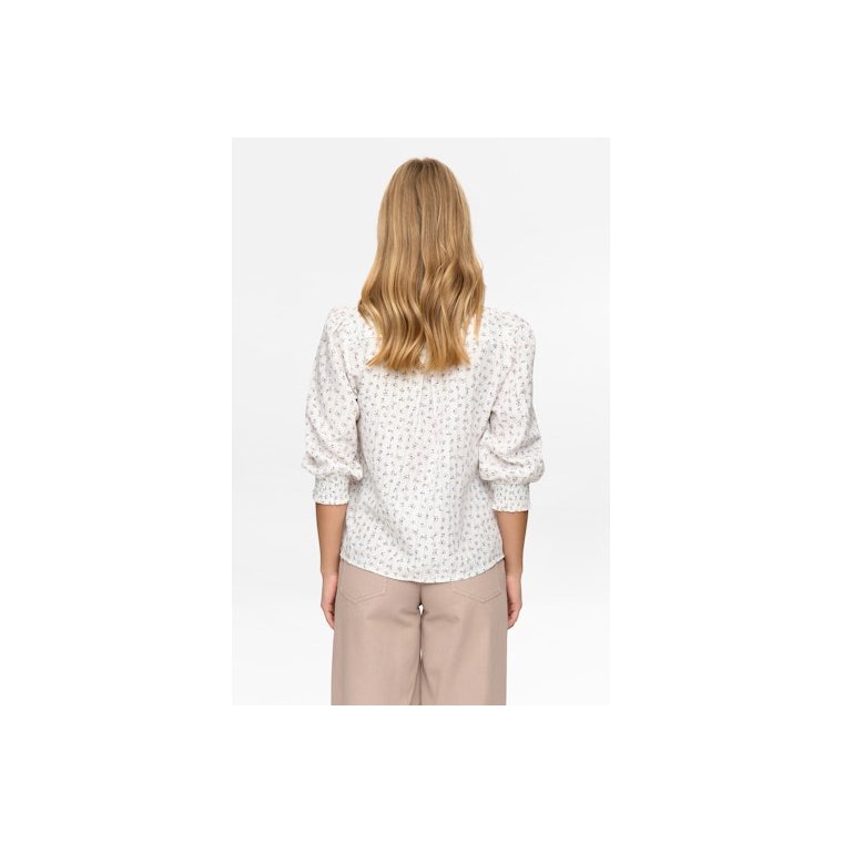 N�MPH - NUFENJA SHIRT - Gray Blue