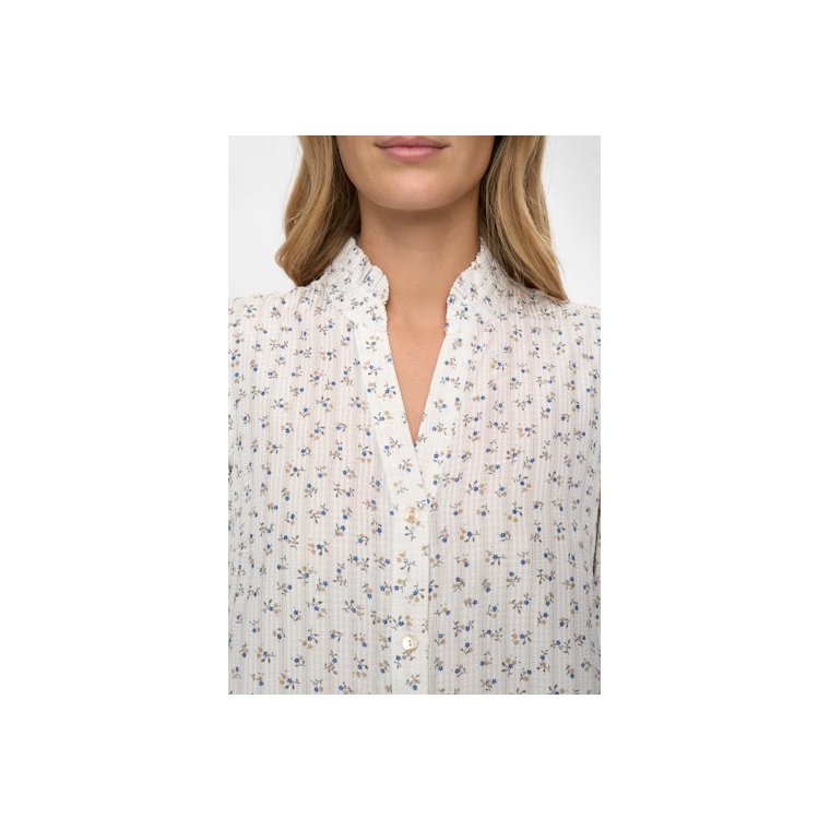 N�MPH - NUFENJA SHIRT - Gray Blue