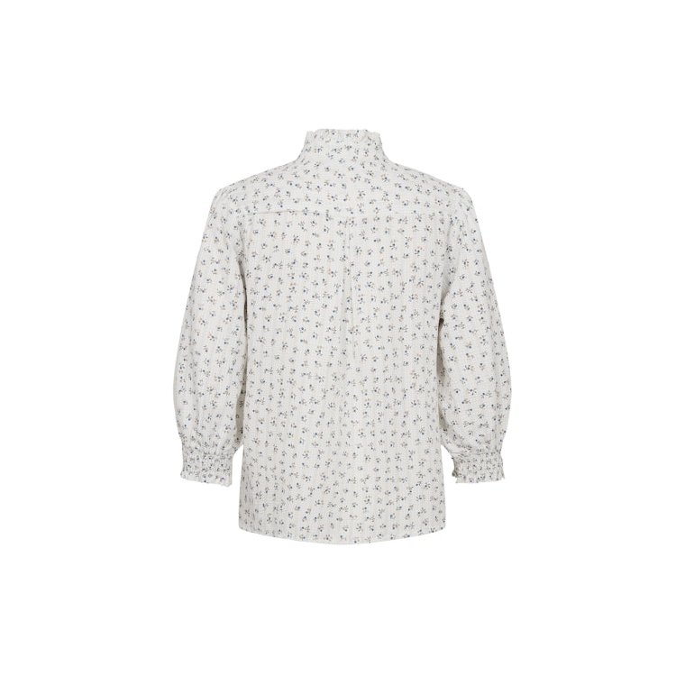 N�MPH - NUFENJA SHIRT - Gray Blue