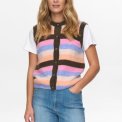 N�MPH - NURIETTE STRIPY VEST - Sea Turtle