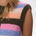 N�MPH - NURIETTE STRIPY VEST - Sea Turtle