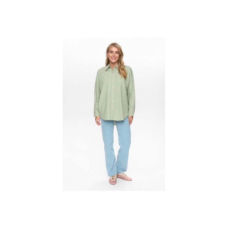 N�MPH - NUHAILEY SHIRT W/O STONES - Vibrant Green