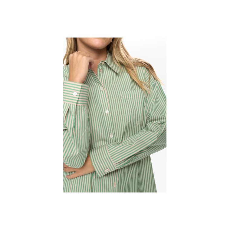 N�MPH - NUHAILEY SHIRT W/O STONES - Vibrant Green