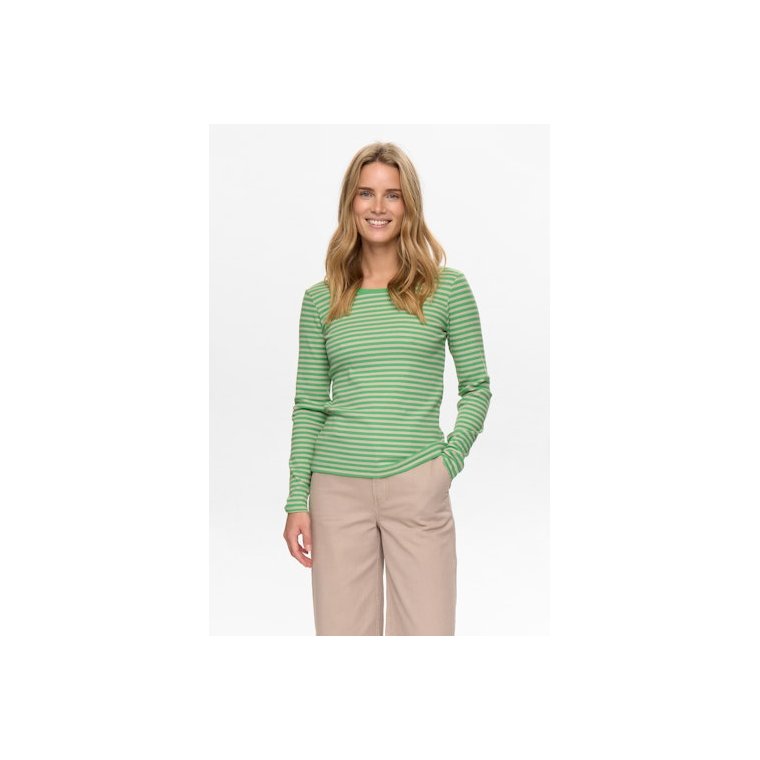 N�MPH - NUMELANY LS BLOUSE - Vibrant Green