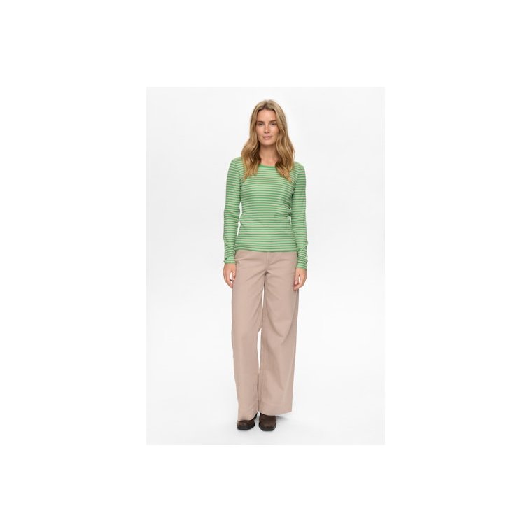 N�MPH - NUMELANY LS BLOUSE - Vibrant Green