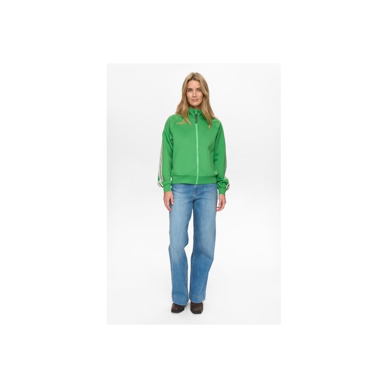 N�MPH - NUSENADA ZIP CARDIGAN - Vibrant Green