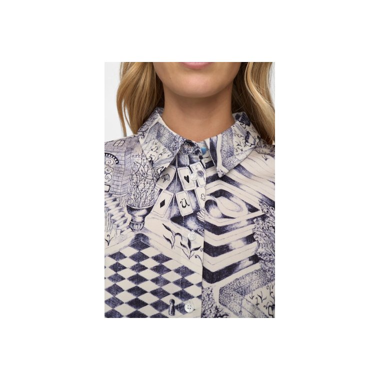 N�MPH - NUGARDENIA SHIRT - Cloud Dancer