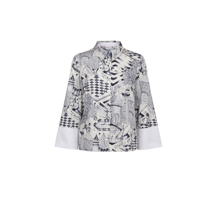 N�MPH - NUGARDENIA SHIRT - Cloud Dancer