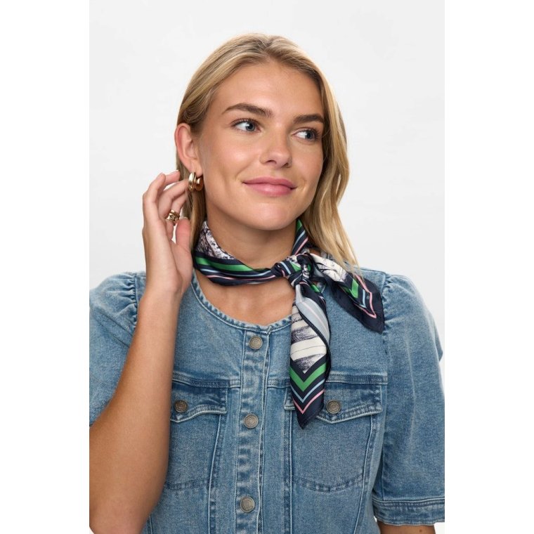 N�MPH - NUMOCHA SATIN SCARF - Cloud Dancer
