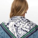 N�MPH - NUMOCHA SATIN SCARF - Cloud Dancer