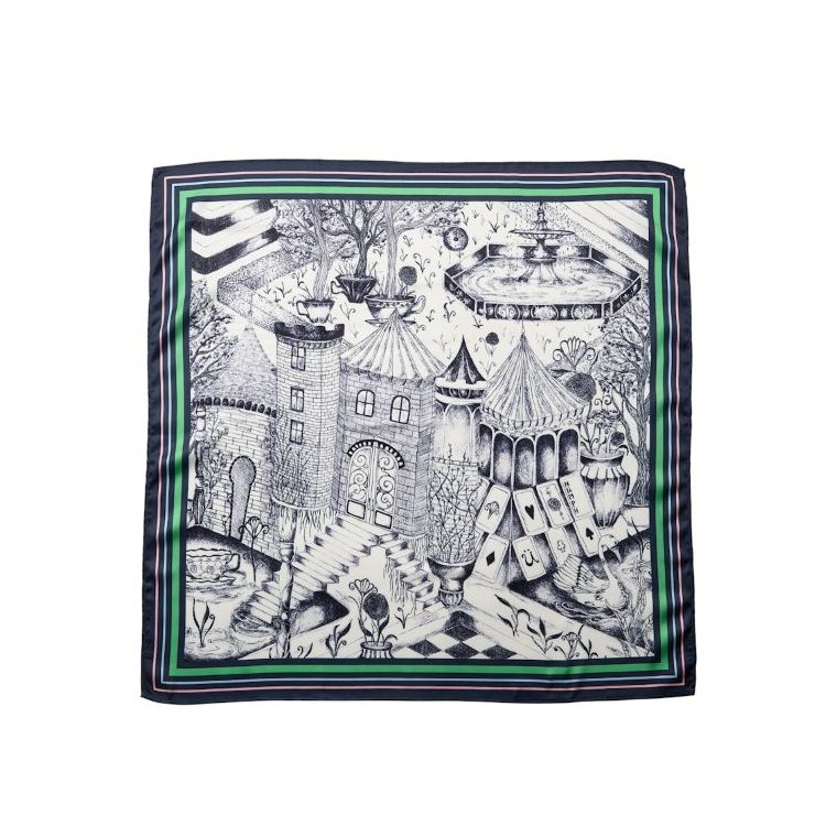 N�MPH - NUMOCHA SATIN SCARF - Cloud Dancer