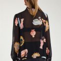 N�MPH - NUOPHELIA LS SHIRT - Caviar