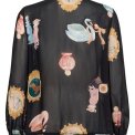 N�MPH - NUOPHELIA LS SHIRT - Caviar