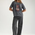 N�MPH - NUCUDA OVERSIZE T-SHIRT - Dark grey melange