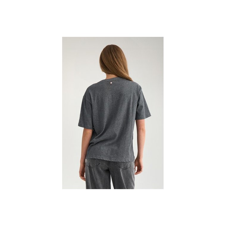 N�MPH - NUCUDA OVERSIZE T-SHIRT - Dark grey melange
