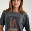 N�MPH - NUCUDA OVERSIZE T-SHIRT - Dark grey melange