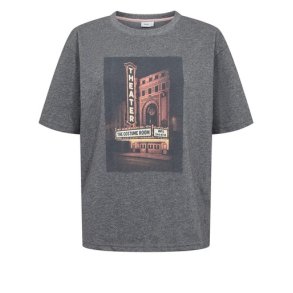 N�MPH - NUCUDA OVERSIZE T-SHIRT - Dark grey melange