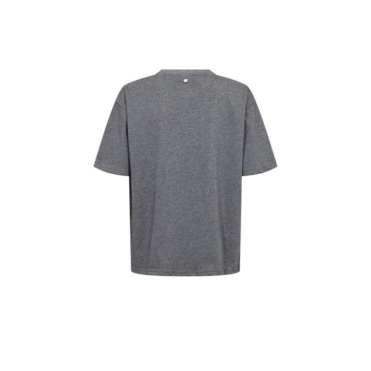 N�MPH - NUCUDA OVERSIZE T-SHIRT - Dark grey melange
