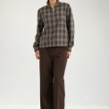 N�MPH - NUKAMALA ZIP SHIRT - Dark grey melange