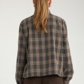 N�MPH - NUKAMALA ZIP SHIRT - Dark grey melange