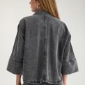 N�MPH - NUBROOKLYN OVERSIZE STONE SHIRT - Grey Denim