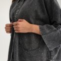 N�MPH - NUBROOKLYN OVERSIZE STONE SHIRT - Grey Denim