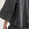 N�MPH - NUBROOKLYN OVERSIZE STONE SHIRT - Grey Denim