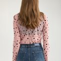 N�MPH - NUEVITA LS MESH BLOUSE - Peachskin