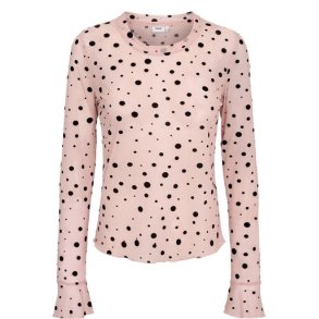 N�MPH - NUEVITA LS MESH BLOUSE - Peachskin