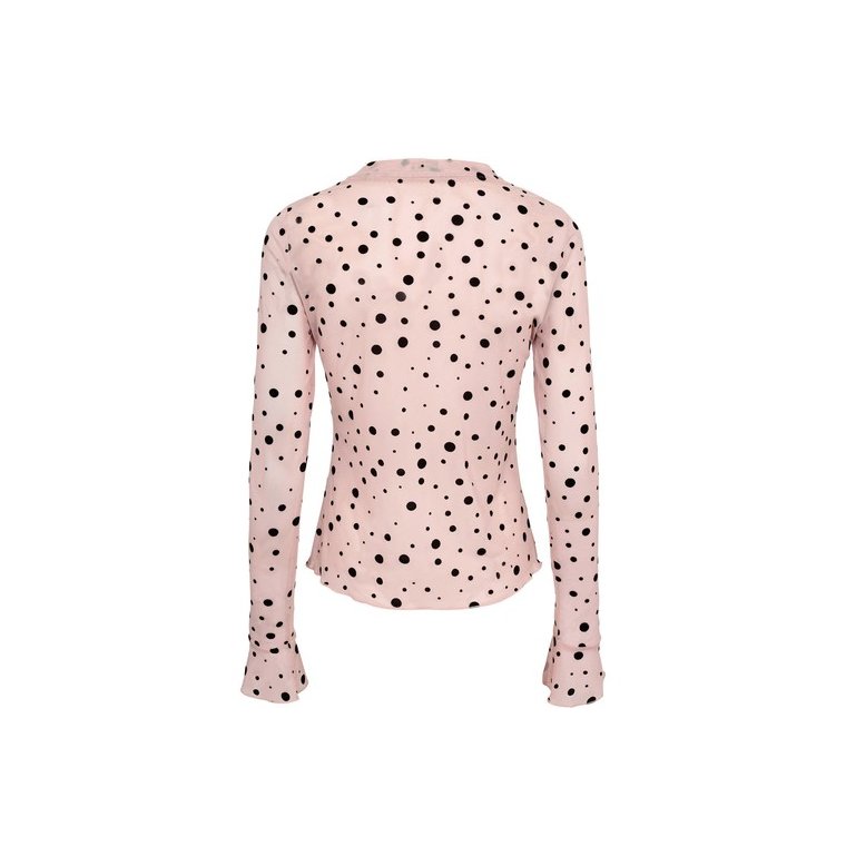 N�MPH - NUEVITA LS MESH BLOUSE - Peachskin