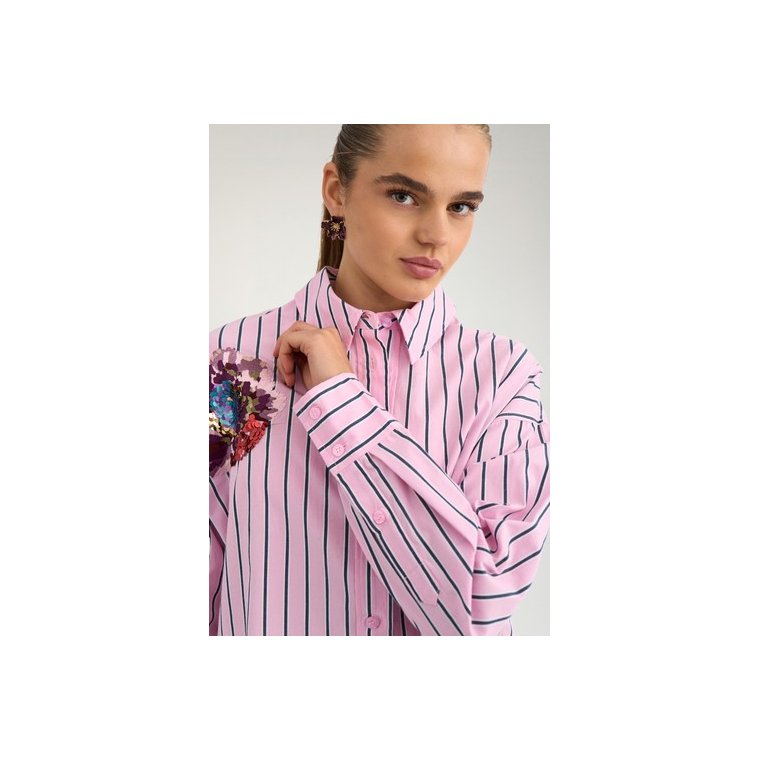 N�MPH - NUELFA OVERSIZE SHIRT - Bonbon