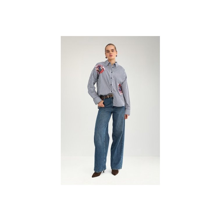 N�MPH - NUELFA OVERSIZE SHIRT - Salute