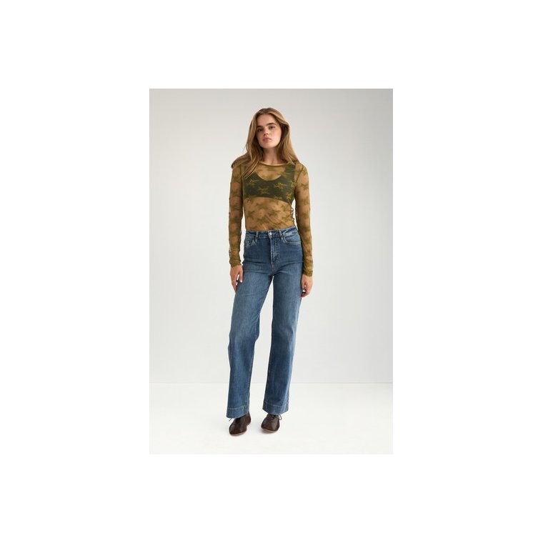 N�MPH - NUNATALIA BLOUSE - Fir Green