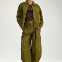 N�MPH - NUKATTI BARREL PANTS - Fir Green