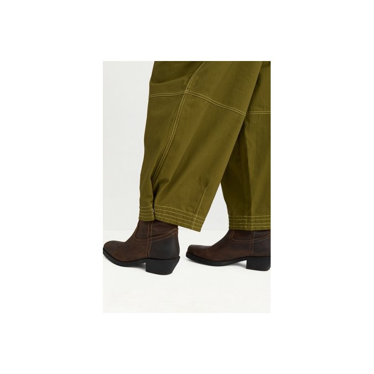 N�MPH - NUKATTI BARREL PANTS - Fir Green