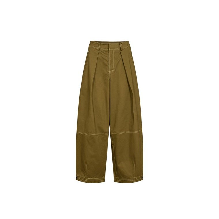 N�MPH - NUKATTI BARREL PANTS - Fir Green