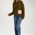 N�MPH - NUSALIA PULLOVER - Fir Green