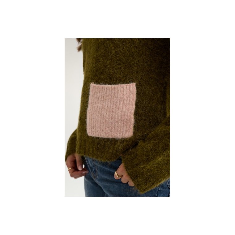 N�MPH - NUSALIA PULLOVER - Fir Green