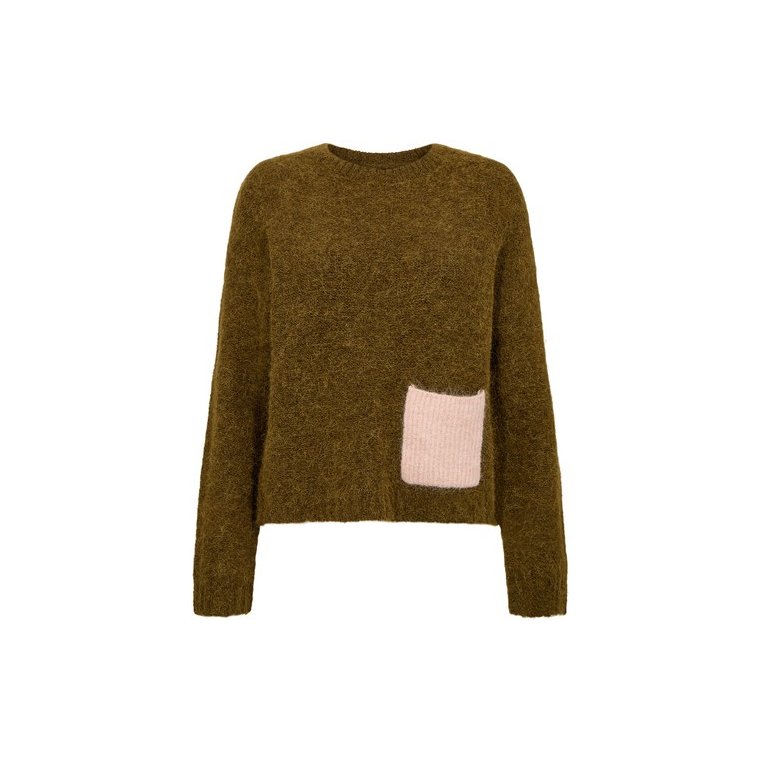 N�MPH - NUSALIA PULLOVER - Fir Green
